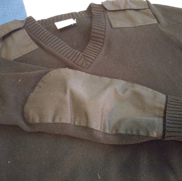 Vintage Commando Military V-Neck Sweater - Picture 6 of 14